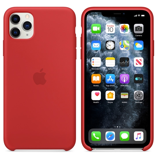 Чохол Apple Silicone Case for iPhone 11 Pro Max (PRODUCT)RED - ціна, характеристики, відгуки, розстрочка, фото 3