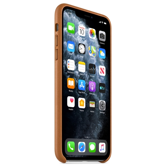 Чохол Apple Leather Case for iPhone 11 Pro Max Saddle Brown - ціна, характеристики, відгуки, розстрочка, фото 2