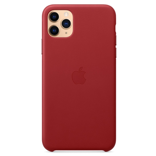Чохол Apple Leather Case for iPhone 11 Pro Max (PRODUCT)RED - цена, характеристики, отзывы, рассрочка, фото 1