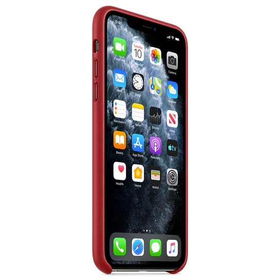 Чохол Apple Leather Case for iPhone 11 Pro Max (PRODUCT)RED - ціна, характеристики, відгуки, розстрочка, фото 2