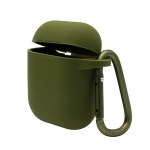 Чохол Blueo Liquid Silicone Case for Apple AirPods with Carbine Army Green