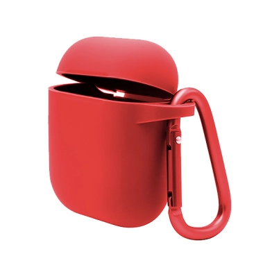 Чехол Blueo Liquid Silicone Case for Apple AirPods with Carbine Dynamic Red - цена, характеристики, отзывы, рассрочка, фото 1