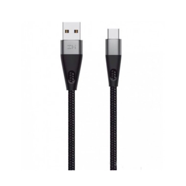 Кабель Xiaomi ZMI Type-C to USB 30cm Black - цена, характеристики, отзывы, рассрочка, фото 1
