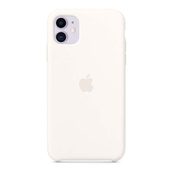 Чохол Apple Silicone Case for iPhone 11 White - ціна, характеристики, відгуки, розстрочка, фото 1
