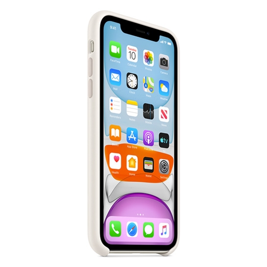 Чехол Apple Silicone Case for iPhone 11 White - цена, характеристики, отзывы, рассрочка, фото 2