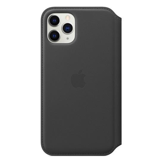Чехол Apple Leather Folio for iPhone 11 Pro Black - цена, характеристики, отзывы, рассрочка, фото 1