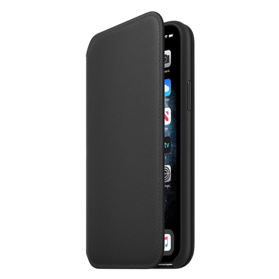 Чехол Apple Leather Folio for iPhone 11 Pro Black - цена, характеристики, отзывы, рассрочка, фото 2