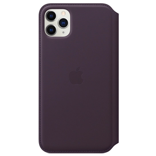 Чохол Apple Leather Folio for iPhone 11 Pro Max Aubergine
