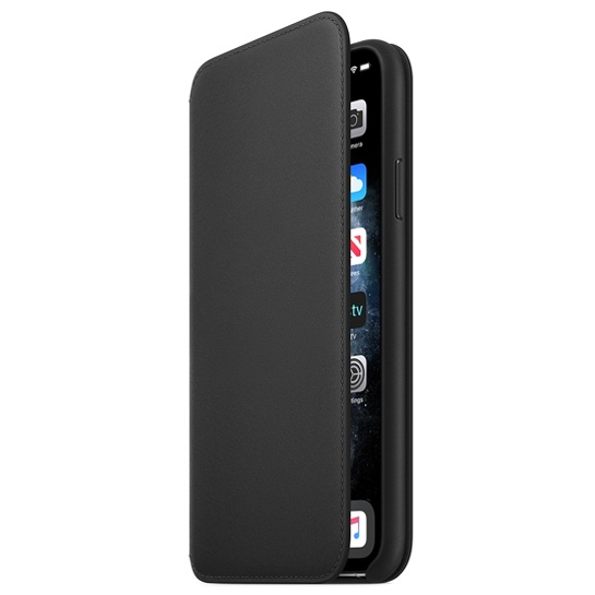 Чехол Apple Leather Folio for iPhone 11 Pro Max Black - цена, характеристики, отзывы, рассрочка, фото 2