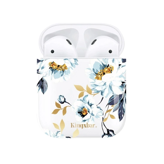 Чохол Kingxbar Swarovski Plastic Case for Apple AirPods Gardenia