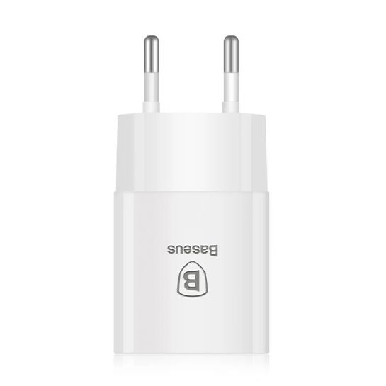 Мережевий зарядний пристрій Baseus Letour 5W/2A USB Wall Charger White - цена, характеристики, отзывы, рассрочка, фото 1