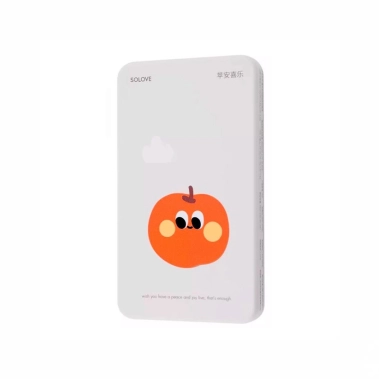 Зовнішній акумулятор Solove Wireless Power Bank with Wireless Charging Pad 5000 mAh White - цена, характеристики, отзывы, рассрочка, фото 1