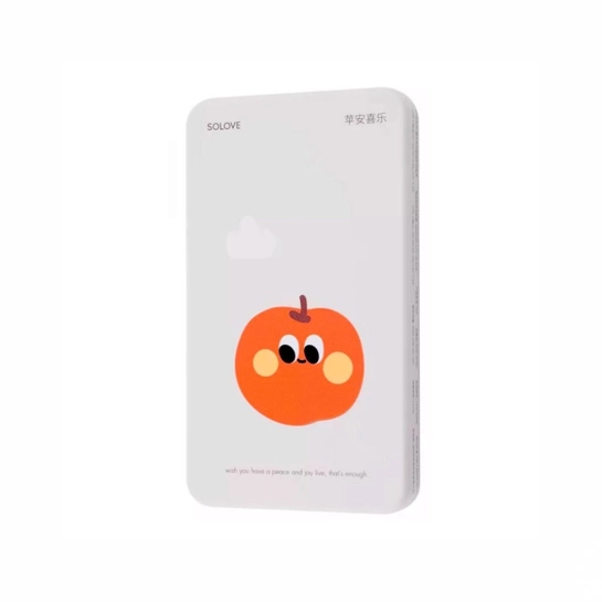 Внешний аккумулятор Solove Wireless Power Bank with Wireless Charging Pad 5000 mAh White