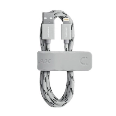 Кабель Momax Elite Link MFI Lightning Cable Silver - цена, характеристики, отзывы, рассрочка, фото 1