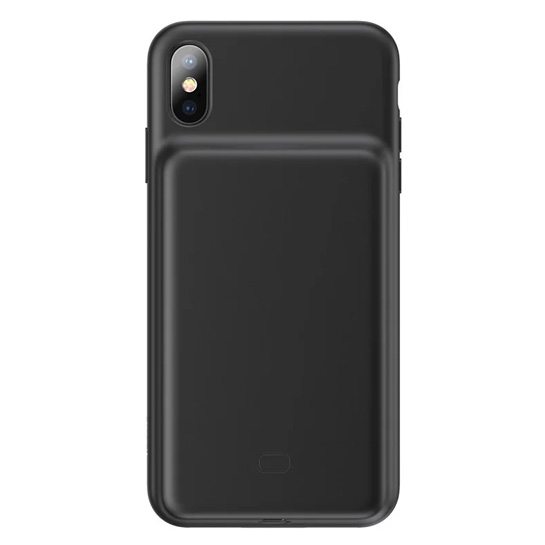 Чехол Baseus Smart Power Backpack Silicone Case 3300 mAh for iPhone XS Black - цена, характеристики, отзывы, рассрочка, фото 1