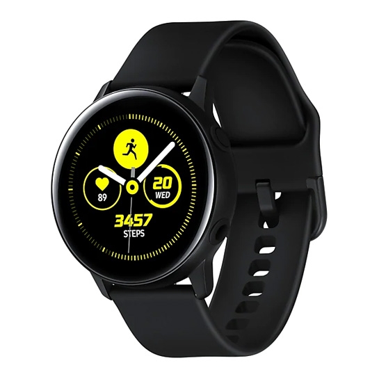 Смарт-годинник Samsung Galaxy Watch Active Black - ціна, характеристики, відгуки, розстрочка, фото 1