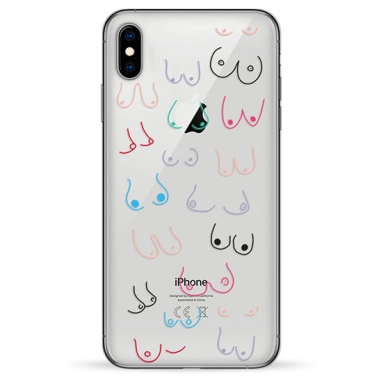 Чохол Pump Transparency Case for iPhone XS Max Tits # - цена, характеристики, отзывы, рассрочка, фото 1