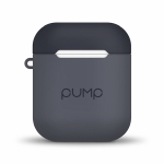 Чехол Pump Tender Touch Case for Apple AirPods Gray/Black
