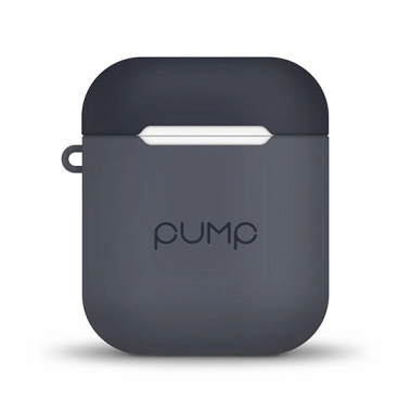 Чохол Pump Tender Touch Case for Apple AirPods Gray/Black - цена, характеристики, отзывы, рассрочка, фото 1