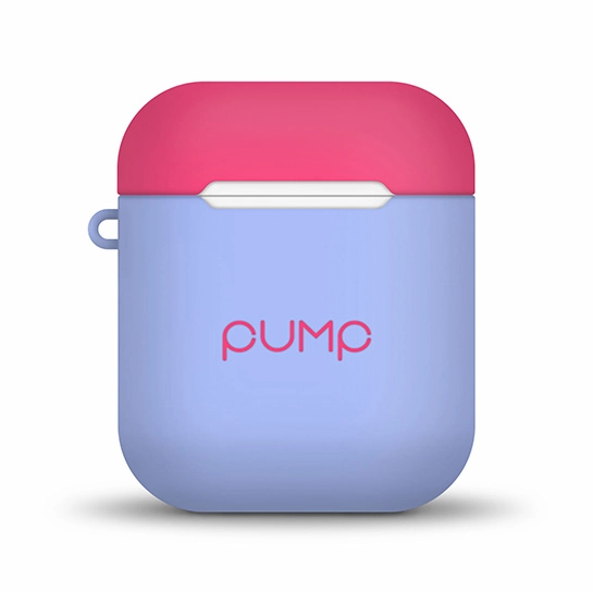 Чохол Pump Tender Touch Case for Apple AirPods Light Blue/Hot Pink