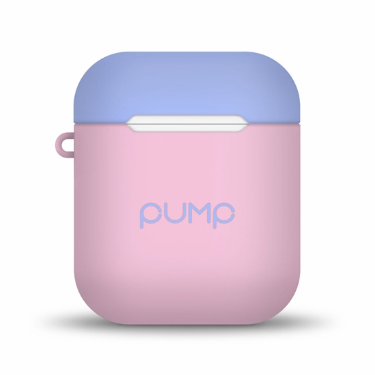 Чохол Pump Tender Touch Case for Apple AirPods Light Pink/Light Blue - ціна, характеристики, відгуки, розстрочка, фото 1