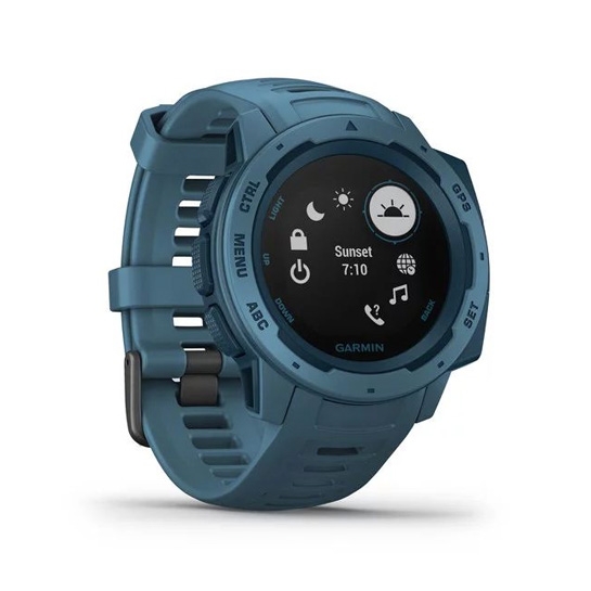 Спортивний годинник Garmin Instinct Lakeside Blue - ціна, характеристики, відгуки, розстрочка, фото 2