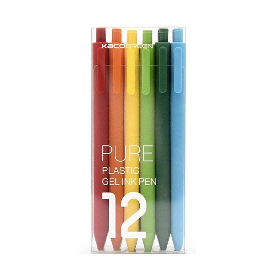 Набор ручек Xiaomi Mijia KACO Gel Ink Pen 12pcs