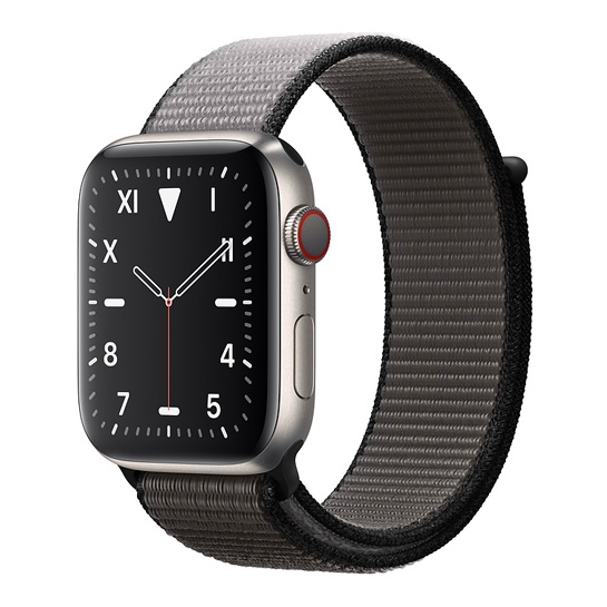 Смарт-годинник Apple Watch Edition Series 5 + LTE 44mm Titanium Case with Sport Loop Anchor Gray - цена, характеристики, отзывы, рассрочка, фото 1