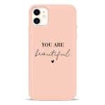 Чехол Pump Silicone Minimalistic Case for iPhone 11 You Are Beautiful #