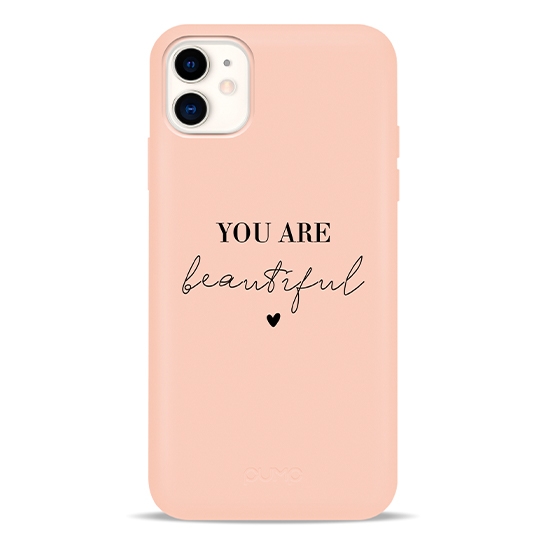 Чохол Pump Silicone Minimalistic Case for iPhone 11 You Are Beautiful # - ціна, характеристики, відгуки, розстрочка, фото 1