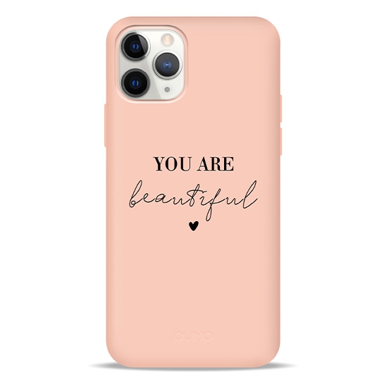 Чехол Pump Silicone Minimalistic Case for iPhone 11 Pro You Are Beautiful # - цена, характеристики, отзывы, рассрочка, фото 1