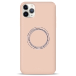 Чехол Pump Silicone Minimalistic Case for iPhone 11 Pro Max Circles on Light #