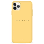 Чохол Pump Silicone Minimalistic Case for iPhone 11 Pro Max Optimism #
