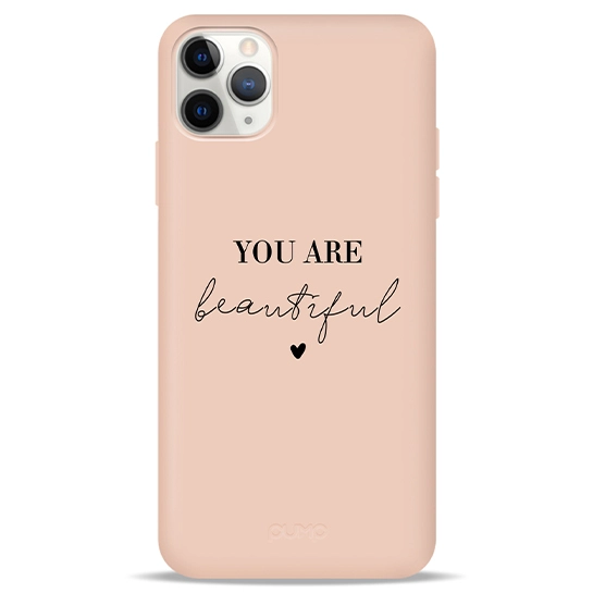 Чехол Pump Silicone Minimalistic Case for iPhone 11 Pro Max You Are Beautiful #