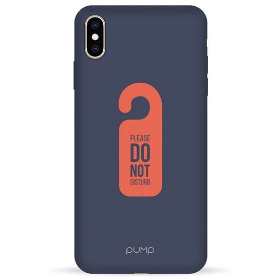 Чохол Pump Silicone Minimalistic Case for iPhone XS Max Do Not Disturb #