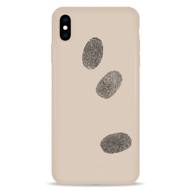 Чохол Pump Silicone Minimalistic Case for iPhone XS Max Fingerprints # - цена, характеристики, отзывы, рассрочка, фото 1