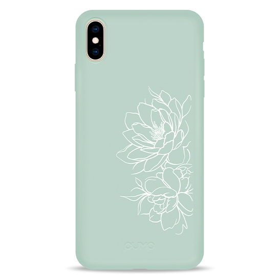 Чохол Pump Silicone Minimalistic Case for iPhone XS Max Floral # - ціна, характеристики, відгуки, розстрочка, фото 1