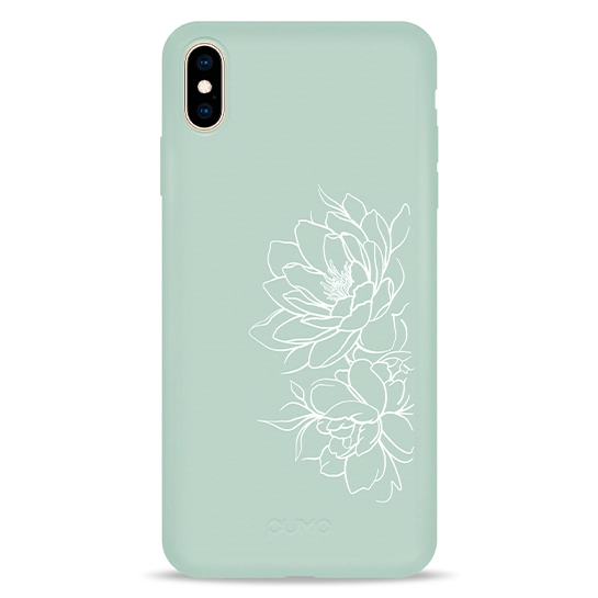 Чехол Pump Silicone Minimalistic Case for iPhone XS Max Floral #