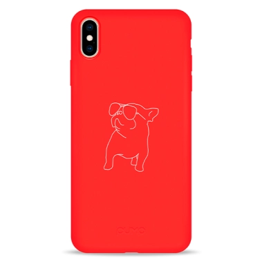 Чехол Pump Silicone Minimalistic Case for iPhone XS Max Pug With # - цена, характеристики, отзывы, рассрочка, фото 1