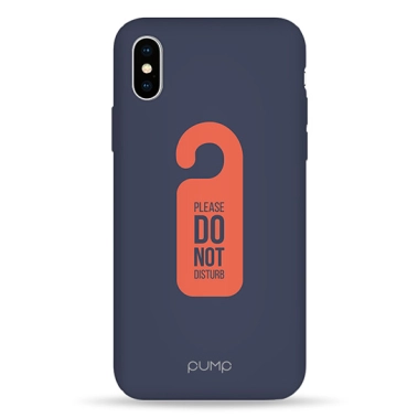 Чехол Pump Silicone Minimalistic Case for iPhone X/XS Do Not Disturb # - цена, характеристики, отзывы, рассрочка, фото 1