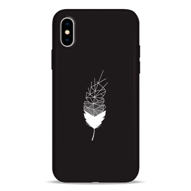 Чохол Pump Silicone Minimalistic Case for iPhone X/XS Feather # - цена, характеристики, отзывы, рассрочка, фото 1
