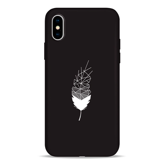 Чохол Pump Silicone Minimalistic Case for iPhone X/XS Feather #