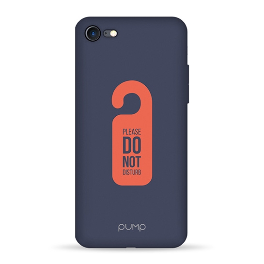 Чехол Pump Silicone Minimalistic Case for iPhone SE2/8/7 Do Not Disturb # - цена, характеристики, отзывы, рассрочка, фото 1