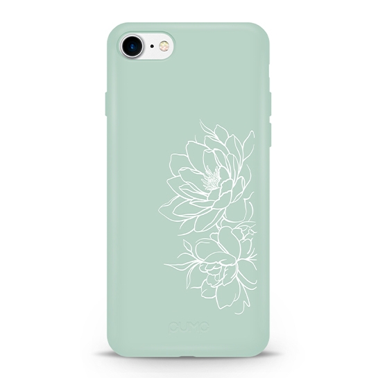Чехол Pump Silicone Minimalistic Case for iPhone SE2/8/7 Floral # - цена, характеристики, отзывы, рассрочка, фото 1