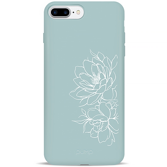 Чехол Pump Silicone Minimalistic Case for iPhone 8 Plus/7 Plus Floral # - цена, характеристики, отзывы, рассрочка, фото 1