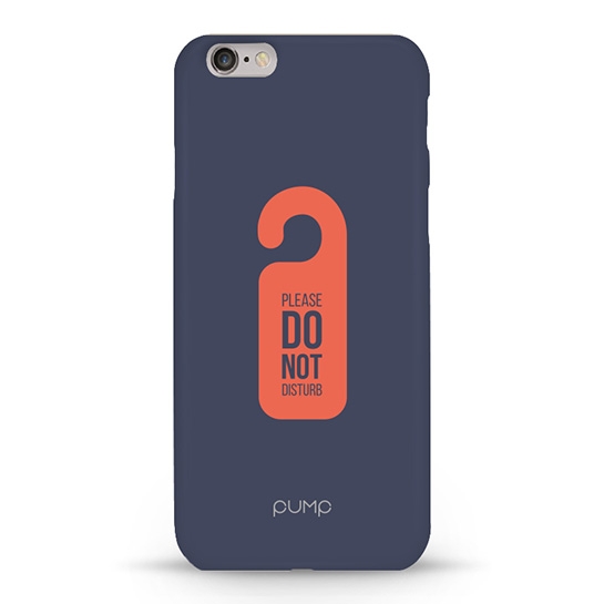 Чохол Pump Silicone Minimalistic Case for iPhone 6/6S Do Not Disturb # - ціна, характеристики, відгуки, розстрочка, фото 1