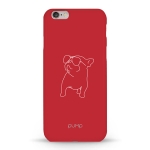 Чехол Pump Silicone Minimalistic Case for iPhone 6/6S Pug With #