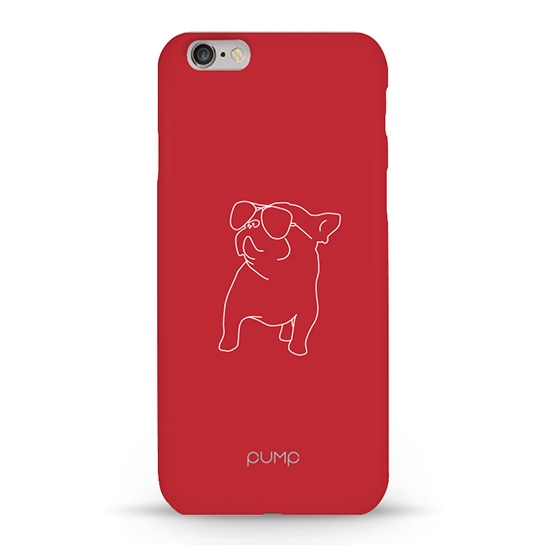 Чохол Pump Silicone Minimalistic Case for iPhone 6/6S Pug With # - ціна, характеристики, відгуки, розстрочка, фото 1