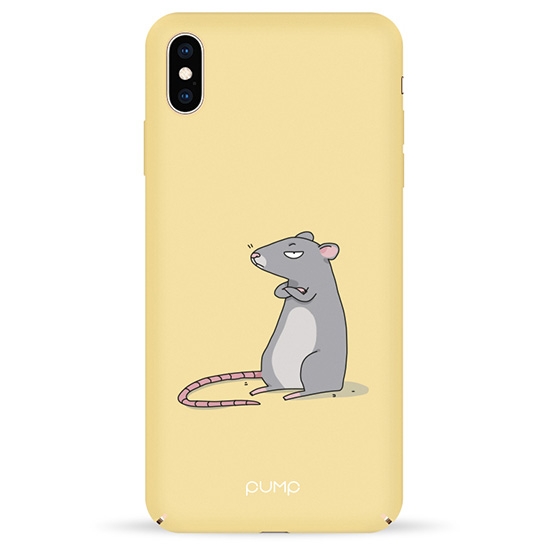 Чехол Pump Tender Touch Case for iPhone XS Max Rat The Gray # - цена, характеристики, отзывы, рассрочка, фото 1