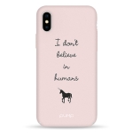 Чехол Pump Tender Touch Case for iPhone X/XS Don’t Believe In Humans #